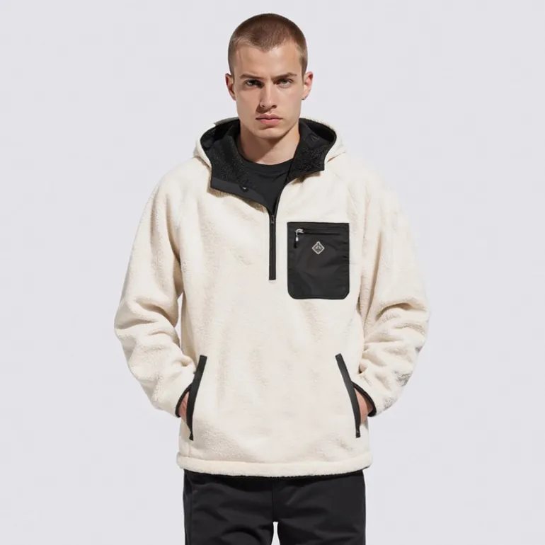 Herre Fleecetøj beige