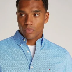 Herre Flex Poplin Fake Lange Ærme Skjorte Night Sky Port