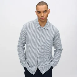 Herre Francis Langærmet Skjorte 3922 Sky Captain