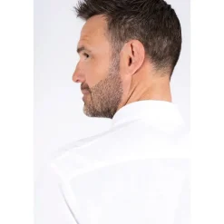 Herre Frey Kortærmet Skjorte Optisk Hvid