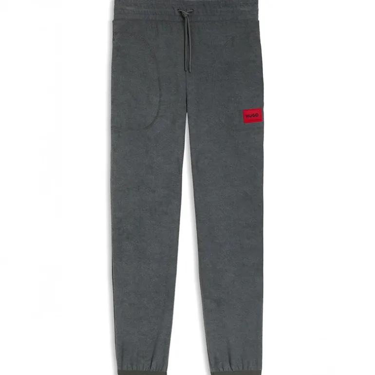 Herre Frotté Joggers Dark Grey