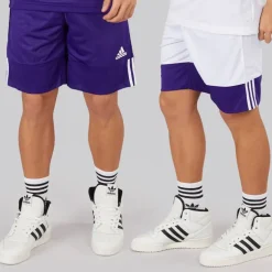 Herre 3G Speed Vendbare Basketball Shorts Collegiate Purple/Hvid