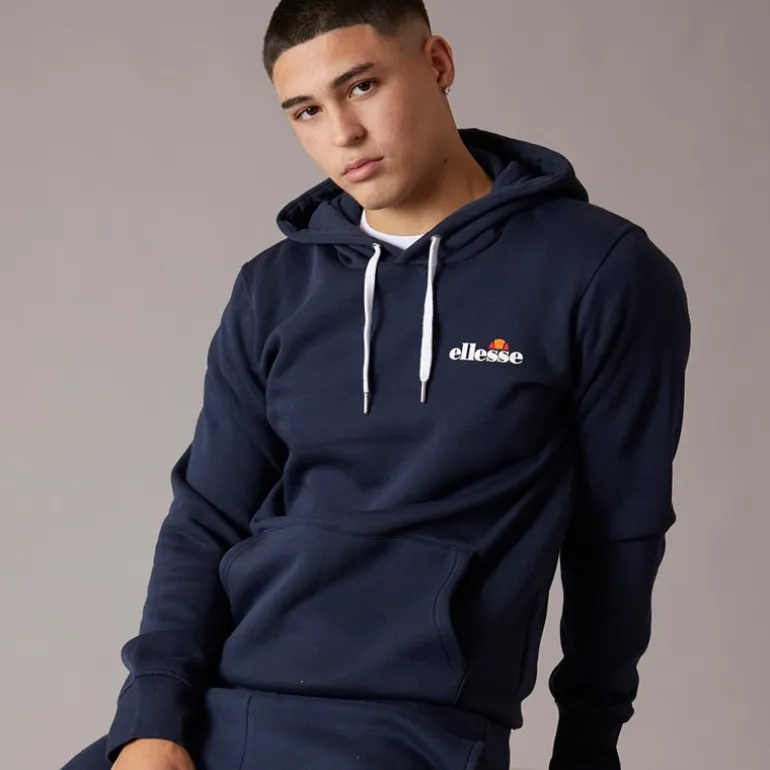 Herre Giffone Hættetrøje Navy