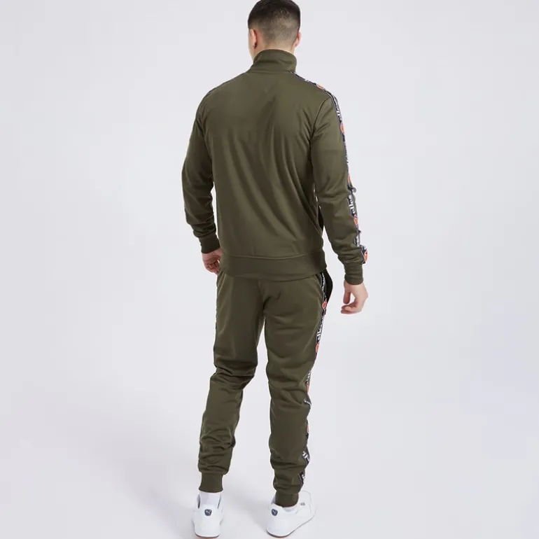 Herre Giraldo Tapede Poly Tracksuit Khaki