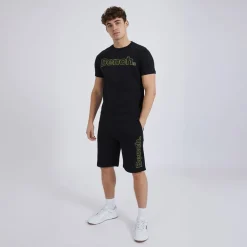 Herre Gowsen T-shirt og Shorts Sæt Sort