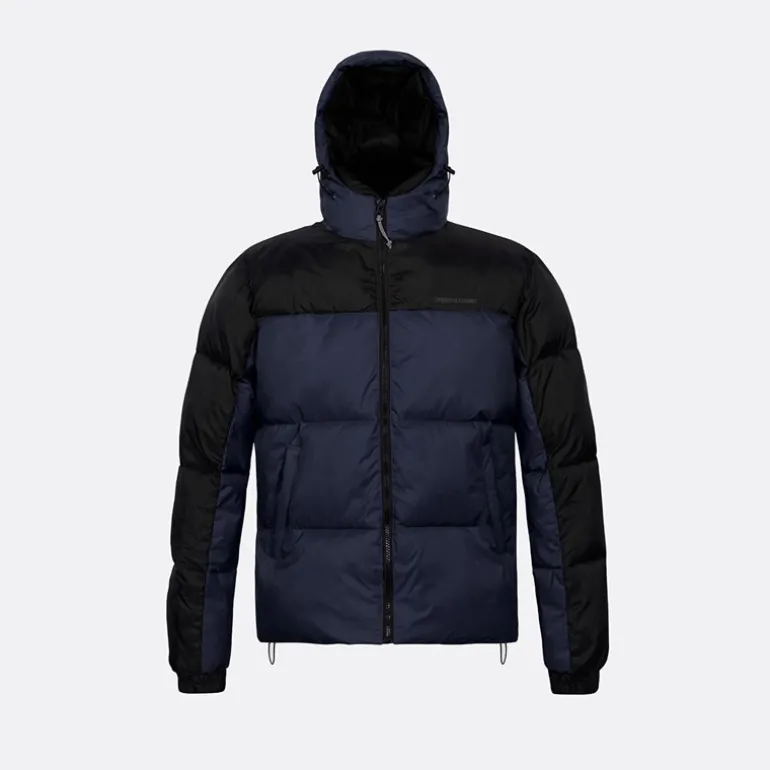 Herre Hættejakke Navy / Sort