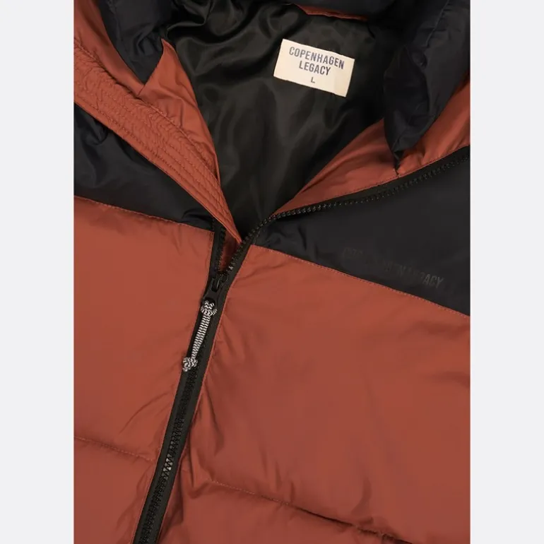 Herre Hættejakke Rust / Sort