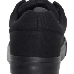 Herre Huseby Canvas Pumps Sort Mono