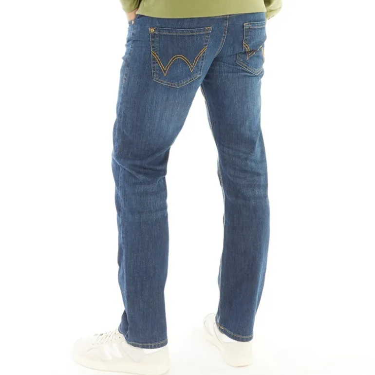 Herre Hydras Jeans Med Lige Ben Blå