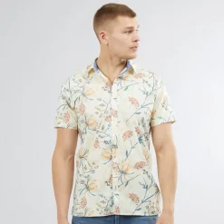 Herre Inpadrik Skjorter med korte ærmer Flerfarvet