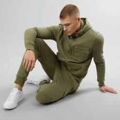 Herre Jarlev Træningsdragt Khaki