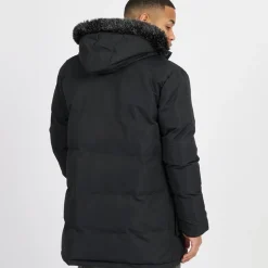 Herre Jethrow Tech Lang Parka Sort