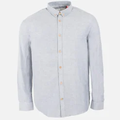 Herre Johan Diego Bomuld Skjorte Navy Mix