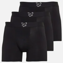 Herre Jonathan Tre Pak Trunks Sort