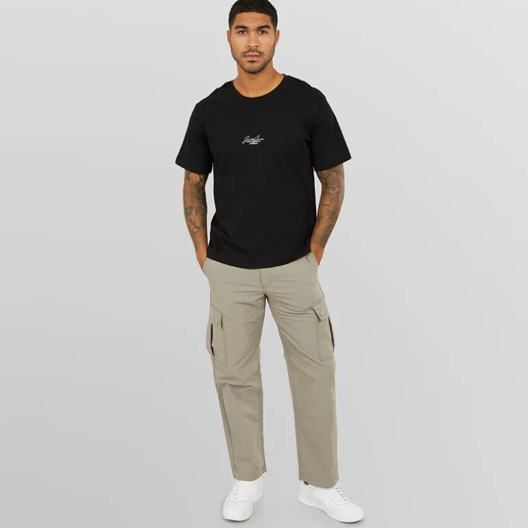 Herre Karl Kurtis Snap Cargobukser Grå