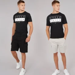 Herre Kathos Cargo Shorts To-pak Grå/​Sort