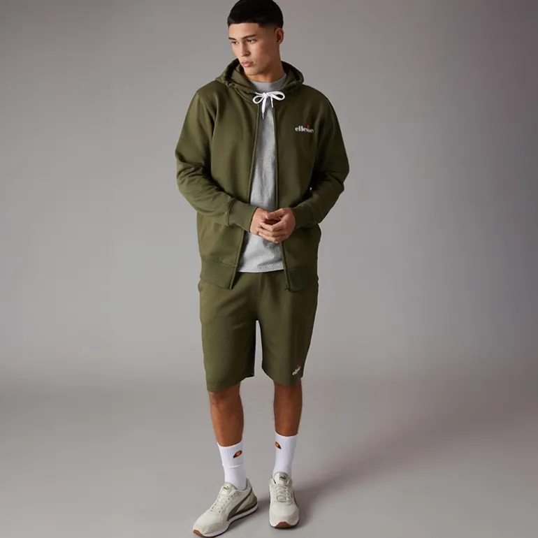 Herre Klemerio Lynlås Hættetrøje Khaki