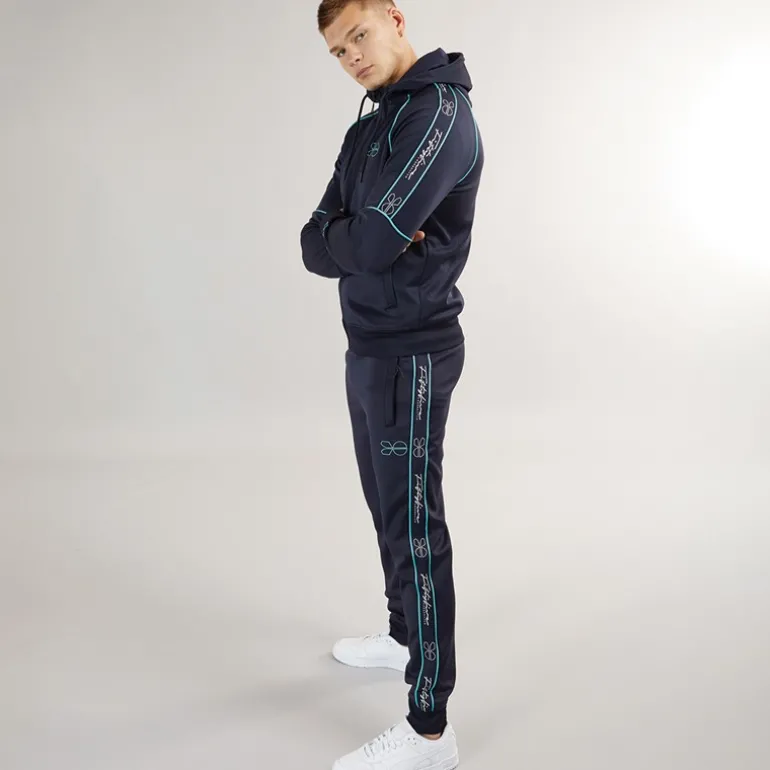 Herre Kraftworks Tricot Træningsdragt Navy/Grøn