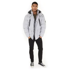 Herre Lang Lang Expedition Jakke Isgrå