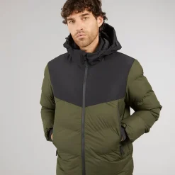 Herre Lebron Kort Jakke Olive Green