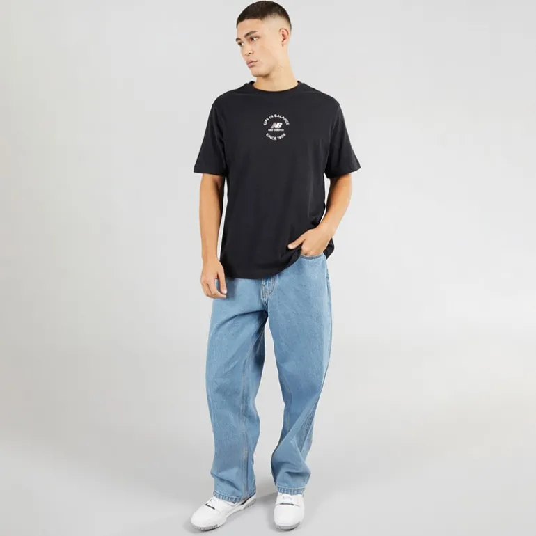 Herre Liv I Balance Oversized T-shirt Sort