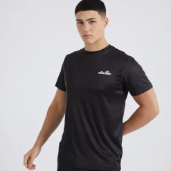 Herre Malbory Venstre Bryst T-Shirt Sort