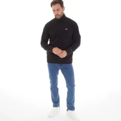 Herre Masonville 1/2 lynlås Mikro Fleece Sort