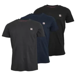Herre Massimo T-shirts 3-pak Tapshoe/​Antracit/​Mørk Safir