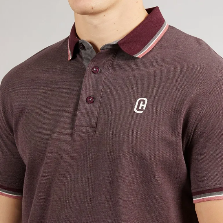 Herre Mettormoore Polo Burgundy