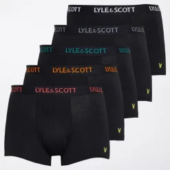 Herre Miller Fem Pak Trunks Sort/​Multi