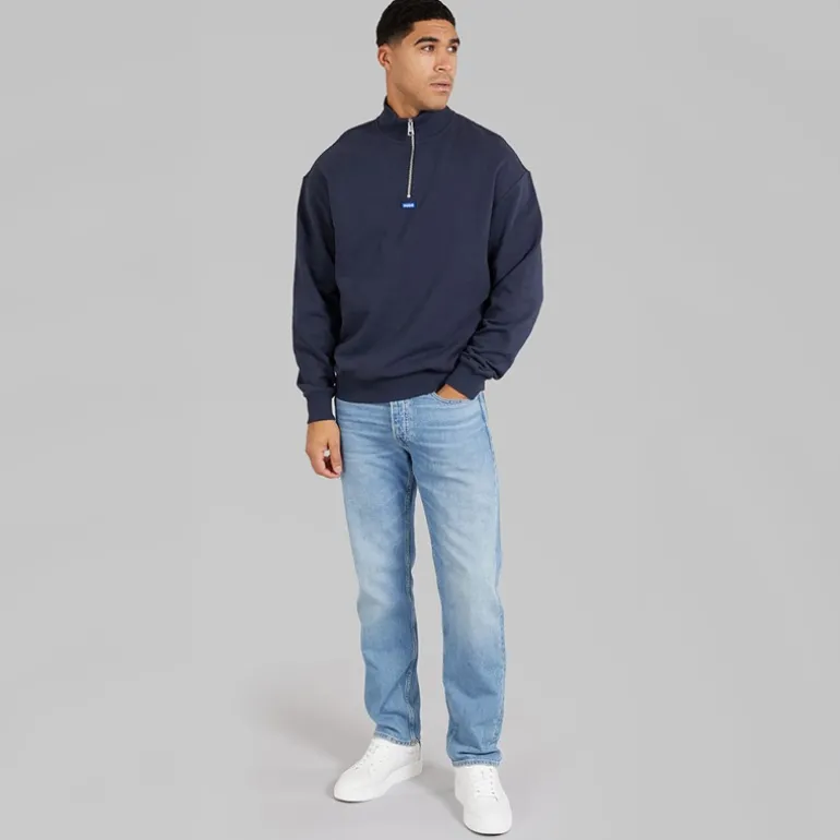 Herre Neeler Half Zip Sweatshirt Navy