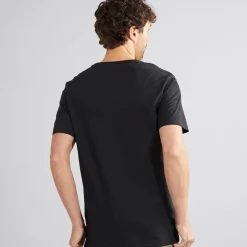 Herre O & O Grafik T-shirt Sort