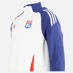 Herre OL Olympique Lyon Præsentationsjakke White Tint/​Midnight Indigo/​Bright Red