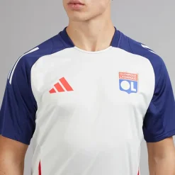 Herre OL Olympique Lyon Træningstrøje White Tint/​Midnight Indigo/​Bright Red