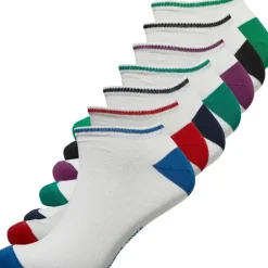 Herre Osric Seven Pack Trainer Liner Trænings sokker Hvid