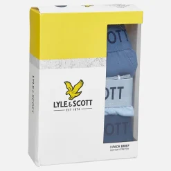 Herre Owen Tre Pak Underbukser Blå Horisont/​Chambray Blå/​Mørk Denim