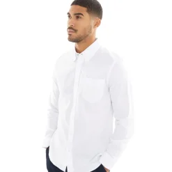 Herre Oxford Langærmet shirts Hvid