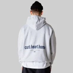 Herre Pacs Hjem Hoodie Snow Melange