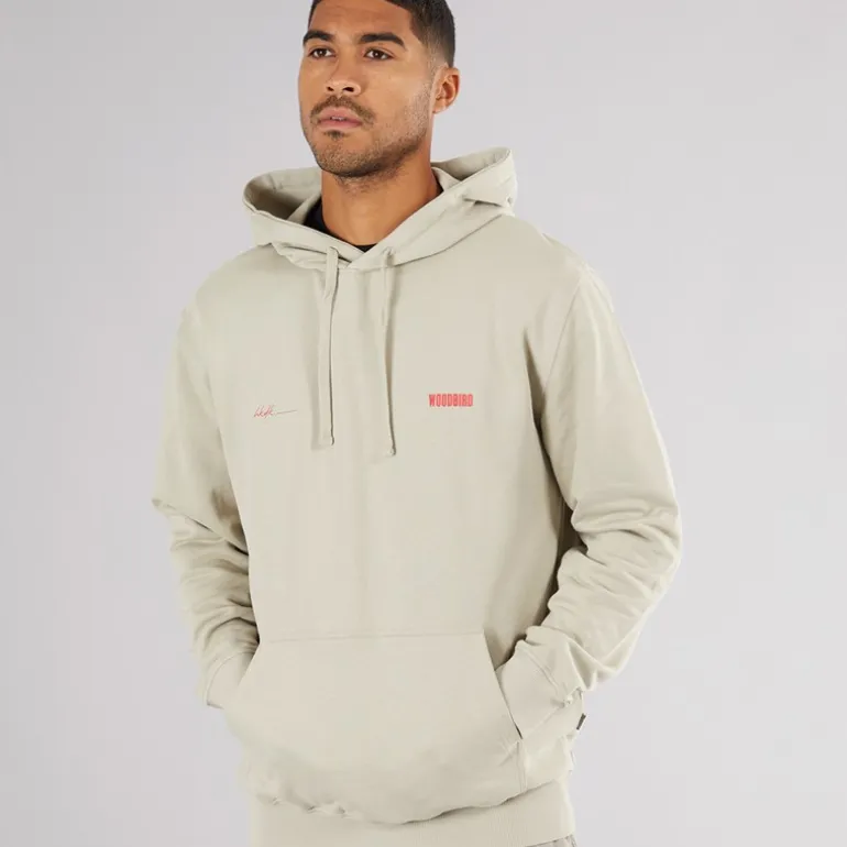 Herre Pacs Hættetrøje Lys Sand