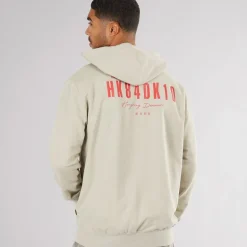 Herre Pacs Hættetrøje Lys Sand