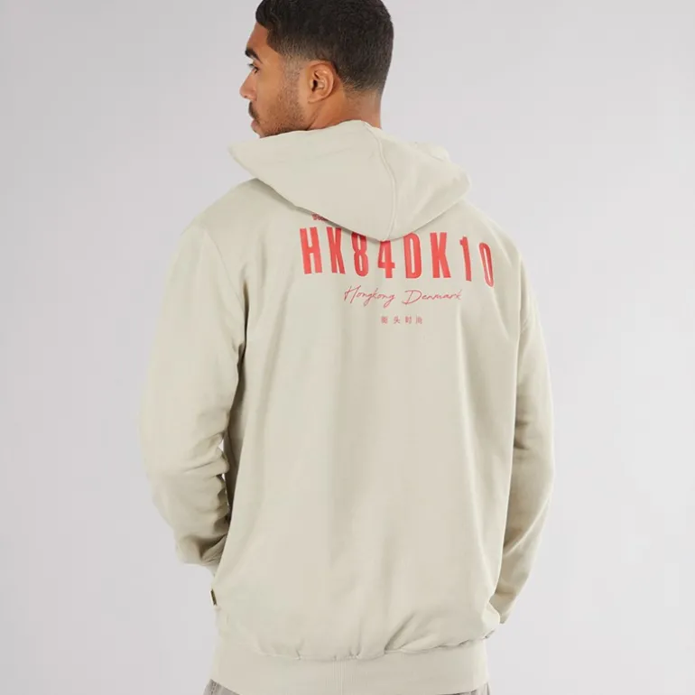 Herre Pacs Hættetrøje Lys Sand