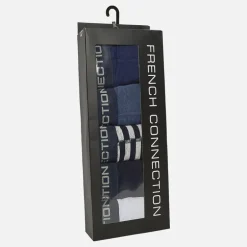 Herre 5-pak Trunker FC50 Hvid/​Marine/​Marine Og Lysegrå Melange/​Mellemblå Melange/​Fransk Blå