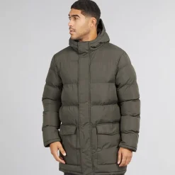 Herre Parka Row Jakke Khaki