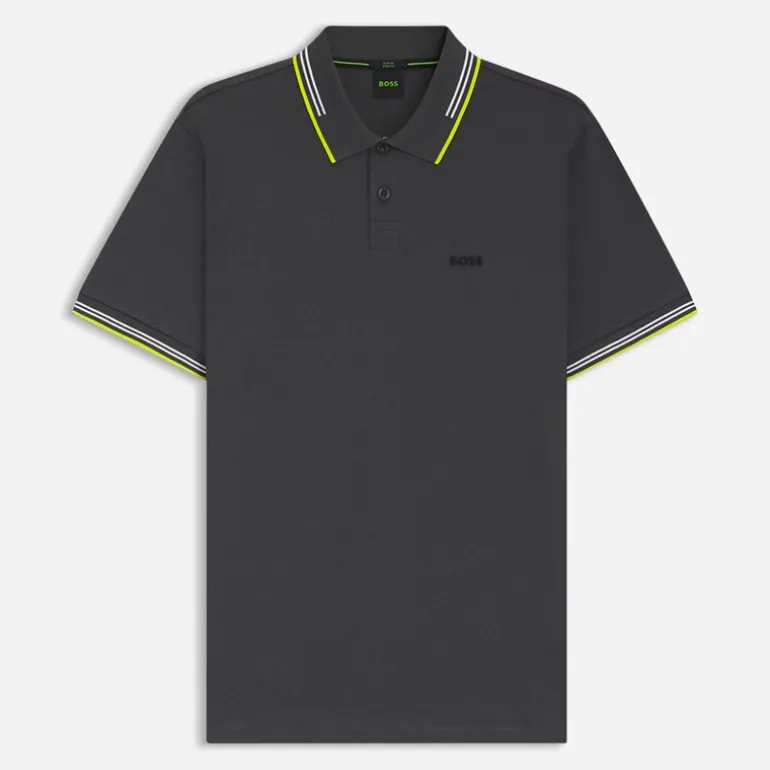 Herre Paul Polo Skjorte Dark Grey