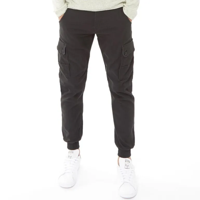 Herre Paul Warner AKM 111 Cargo Bukser Sort