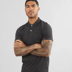 Herre Paulos Kortærmet poloer Grå