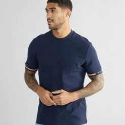 Herre Pique T-Shirt Mørk Marineblå