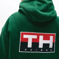 Herre Pullover Hættetrøje Ornamental Grøn