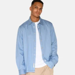 Herre Randy Langærmet Skjorte 2340 Blue Ashes