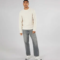 Herre Rice Strikket Jumper Havre